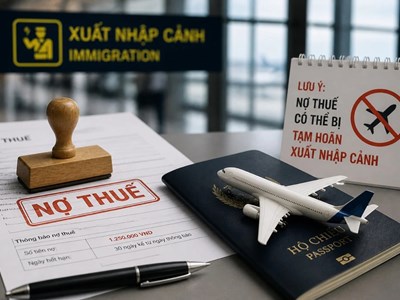 Đề xuất tạm hoãn xuất cảnh với người nợ thuế từ 1 triệu đồng: Cục Thuế nói gì?