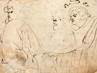 Trưng bày trang sổ tay 400 năm tuổi hé lộ góc ít biết về danh họa Rubens