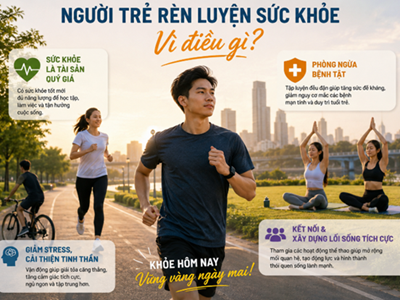 Người trẻ rèn luyện sức khỏe vì điều gì?