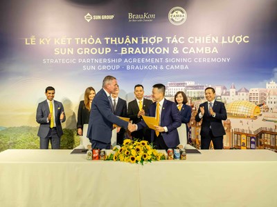 Sun Group hợp tác chiến lược với thương hiệu bia danh tiếng của Đức