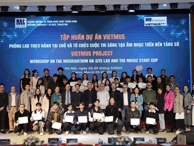 Bế mạc tập huấn dự án VIETMUS: Hành trình hội nhập giáo dục âm nhạc toàn cầu