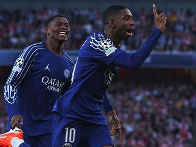 Dembele thắp sáng hi vọng chung kết cho PSG trước Arsenal