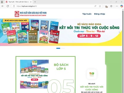 NXBGDVN cung cấp miễn phí SGK điện tử trên nền tảng chính thức