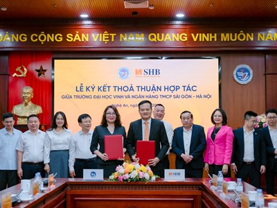 SHB ký kết hợp tác với Trường Đại học Vinh