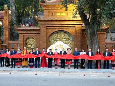 Khánh thành dự án tu bổ Đền Đuổm - báu vật hơn 800 năm tuổi xứ trà