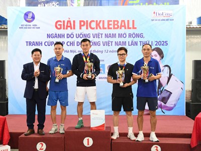 Giải Pickleball Ngành Đồ uống Việt Nam lần thứ I/2025: Lan tỏa tinh thần rèn luyện thân thể, gắn kết cộng đồng doanh nghiệp