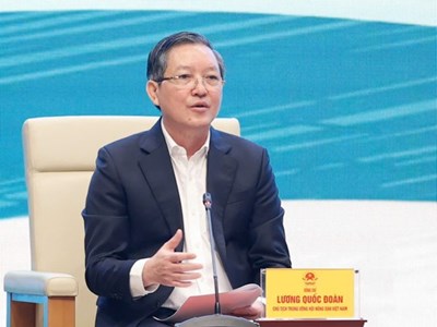 Chủ tịch Hội Nông dân Việt Nam Lương Quốc Đoàn: Phát huy vai trò, sức sáng tạo của nông dân trong kỷ nguyên mới đất nước