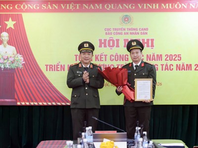 Đại tá Nguyễn Thanh Bình được phân công giữ chức Tổng Biên tập Báo CAND