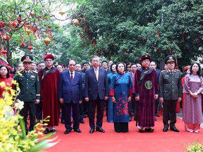 Tổng Bí thư, Chủ tịch nước Tô Lâm dâng hương Giỗ Tổ Hùng Vương 