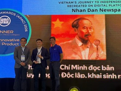 Báo Nhân Dân đoạt “cú đúp” tại giải Báo chí Kỹ thuật số châu Á 2026