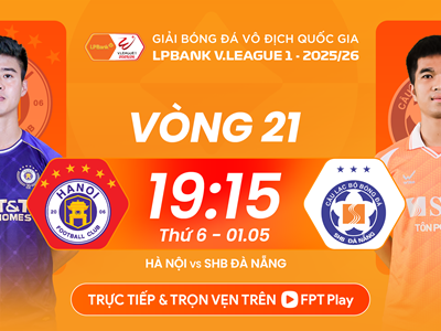 Link xem trực tiếp Hà Nội FC vs Đà Nẵng, 19h15 ngày 1.5