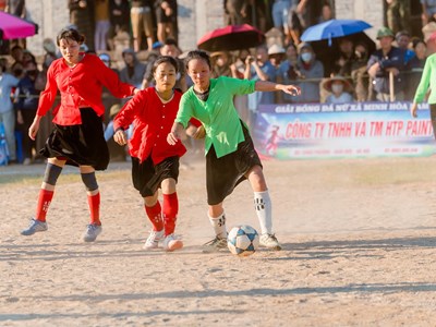 Đặc sắc Giải bóng đá nữ xã Minh Hòa năm 2026