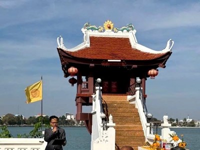 Chỉnh trang khuôn viên Chùa Một Cột tại  Khon Kaen, Thái Lan