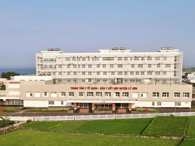 Đảo Lý Sơn đưa vào sử dụng Trung tâm Y tế Quân- Dân y kết hợp hiện đại 