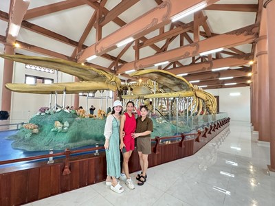 Nhà trưng bày bộ xương cá ông đảo Lý Sơn hút khách