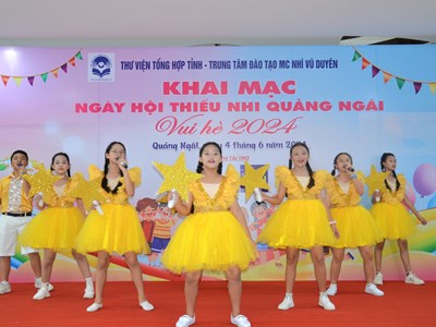 Khai mạc “Ngày hội thiếu nhi Quảng Ngãi vui hè”