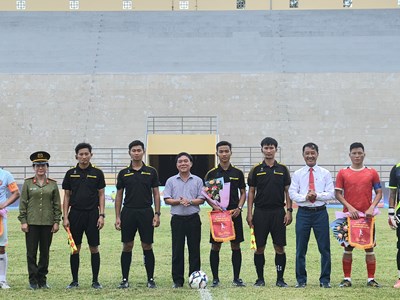 Khai mạc Giải bóng đá vô địch tỉnh Quảng Ngãi năm 2024