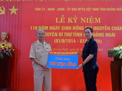 Kỉ niệm 110 năm ngày sinh đồng chí Nguyễn Chánh 