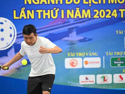 Khai mạc Giải Pickleball ngành Du lịch mở rộng lần thứ I