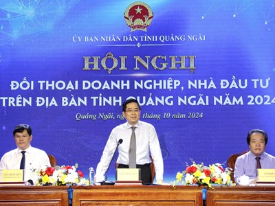 Quảng Ngãi đối thoại doanh nghiệp, nhà đầu tư 