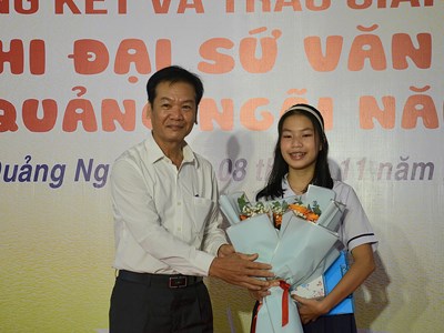 Quảng Ngãi trao giải Cuộc thi Đại sứ Văn hóa đọc 2024