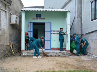 Chiến sĩ sao vuông Quảng Ngãi làm theo lời Bác