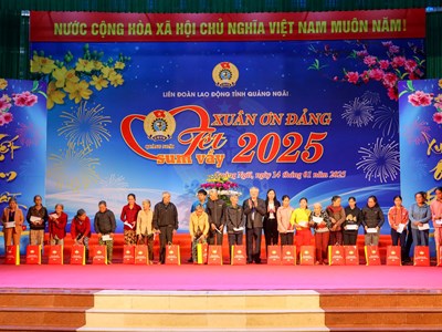 Quảng Ngãi tổ chức Chương trình “Tết sum vầy - Xuân ơn Đảng”