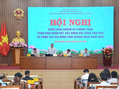 Quảng Ngãi nâng cao chất lượng phong trào “Toàn dân đoàn kết xây dựng đời sống văn hóa” 