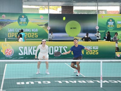 Giải Pickleball tỉnh Quảng Ngãi mở rộng, tranh Cúp Sake lần thứ II