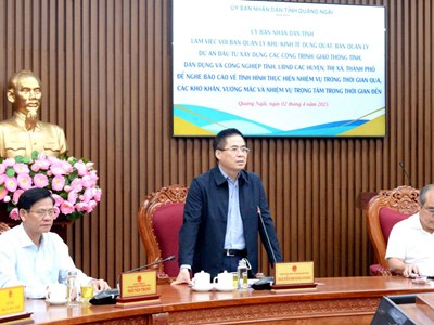 Quảng Ngãi rà soát toàn bộ trụ sở làm việc của các đơn vị sau khi sáp nhập