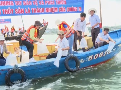 Bảo vệ, tái tạo nguồn lợi thủy sản để phát triển bền vững