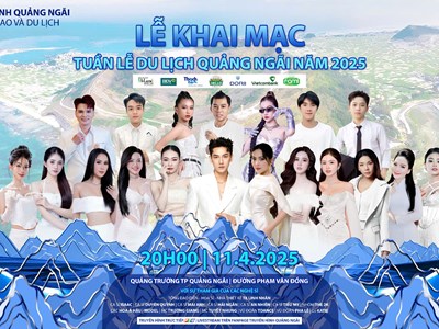 Anh cả trong đội hình Best 5 của “Anh trai say hi” sẽ góp mặt tại Tuần lễ du lịch Quảng Ngãi