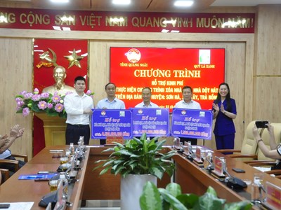 Tiếp nhận 12 tỉ đồng thực hiện chương trình xóa nhà tạm, nhà dột nát