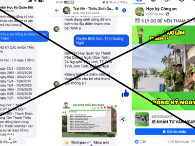 Cảnh giác với trò lừa mạo danh "Học kỳ quân đội" trên mạng