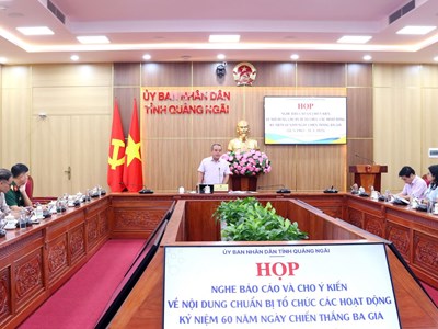 Tổ chức các hoạt động Kỷ niệm 60 năm Ngày Chiến thắng Ba Gia