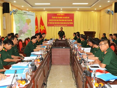 Triển khai thực hiện cơ quan quân sự địa phương theo đơn vị hành chính mới