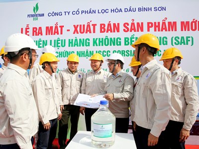 BSR sản xuất thành công nhiên liệu hàng không bền vững