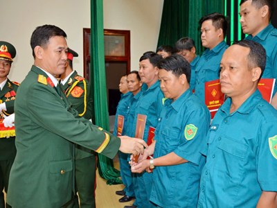 Quảng Ngãi thành lập 96 ban CHQS xã, phường, đặc khu