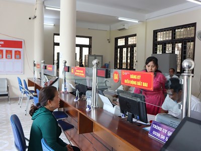 Cán bộ nhiệt tình, công việc được giải quyết nhanh chóng