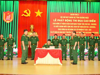 Phát động đợt thi đua cao điểm chào mừng các ngày lễ lớn và sự kiện chính trị trọng đại