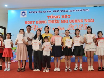 Sôi nổi hoạt động hè ở Thư viện Tổng hợp Quảng Ngãi