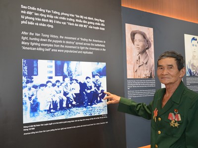 Cậu bé “Dũng sĩ diệt Mỹ” khắc ghi lời Bác dạy