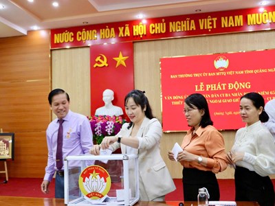 Mặt trận Quảng Ngãi phát động chung tay ủng hộ nhân dân Cuba