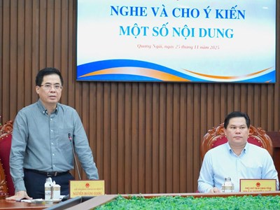Quảng Ngãi cho ý kiến về dự thảo Kế hoạch phát triển kinh tế - xã hội năm 2026