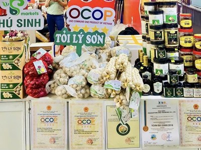 Hiệu quả từ xây dựng sản phẩm OCOP ở đặc khu Lý Sơn