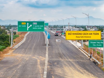 Sẵn sàng thông xe kỹ thuật cao tốc Quảng Ngãi – Hoài Nhơn