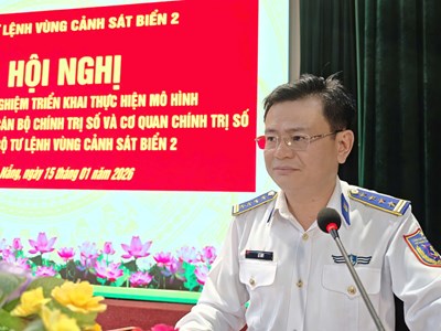 Vùng Cảnh sát biển 2 đẩy mạnh chuyển đổi số trong công tác chính trị
