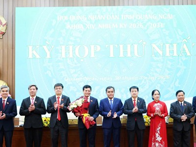 Ông Nguyễn Đức Tuy tái cử Chủ tịch HĐND tỉnh Quảng Ngãi