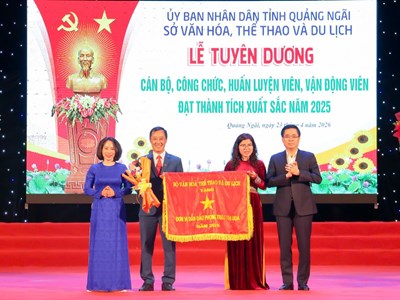 Quảng Ngãi tuyên dương hàng trăm cá nhân tiêu biểu lĩnh vực thể thao