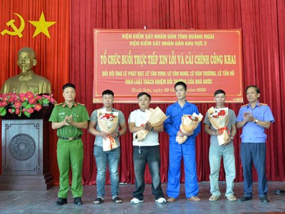 Công khai xin lỗi những người bị oan trong vụ án “Cướp tài sản”